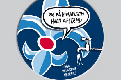 Skolestart med god corona-afstand
