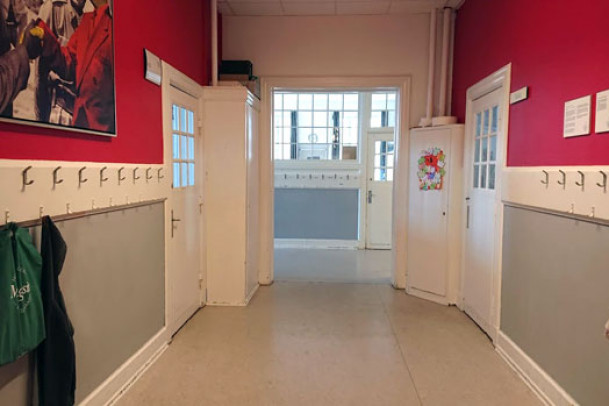 Der er meget stille på skolen