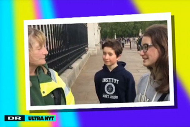 Elever fra Institut Sankt Joseph interviewet i London