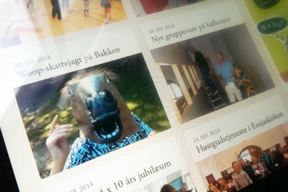 Mange besøg på hjemmesiden