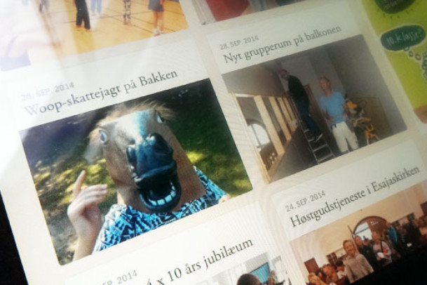 Mange besøg på hjemmesiden