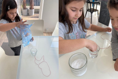 Exciting ice experiment
