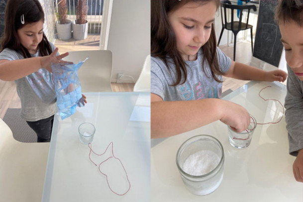 Exciting ice experiment