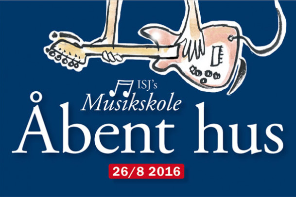 ISJ's Musikskole holder Åbent hus fredag 26/8