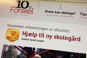 Vi vandt "10 til Forskel"!